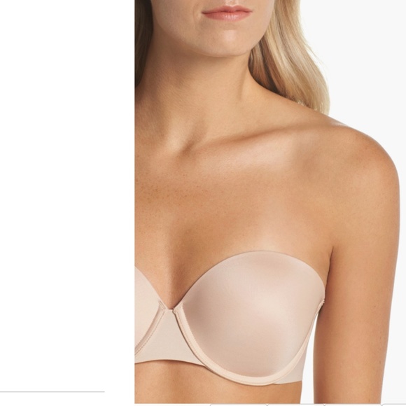 NEW Spanx Up for Anything Strapless Bra Champagne Beige Size 36DD - Picture 6 of 9
